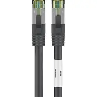 Goobay CAT 8.1 liitäntäjohto, S/FTP (PiMF), musta