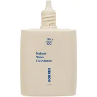 Korres Natural Sheer Foundation kevyt meikkivoide luonnolliseen ilmeeseen sävy 02 Medium 30 ml