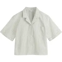 Mela London Pyjamapaita 'HANSIKA' vihreä / offwhite