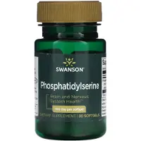 Swanson Health Fosfatidyyliseriini 100 mg - 30 pehmytkapseliä