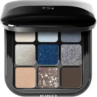 KIKO Milano MILANO - Uusi Glamour Multi Finish Eyeshadow Palette 05 Paletti, jossa 9 luomiväriä eri viimeistelyissä