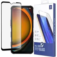DUX Samsung XCover7 Pro Koko Näytön Karkaistu Lasi - Musta