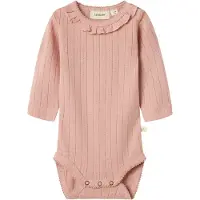 Lil´ Atelier Bodysuit Misty Rose Misty Rose 74 cm Vaaleanpunainen 74 cm Tytöt