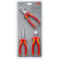 Knipex Pihtisetti 003130BKV03; 3 kpl.