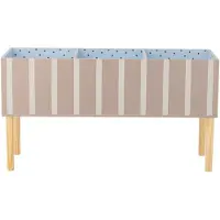 Bloomingville Kirjahylly - Salam - 90 cm - Ruskea M. Raidat - - OneSize - Säilytykset