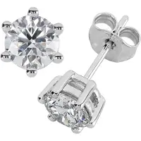Kohinoor Theia valkokultaiset timanttikorvakorut 1.00 ct 143-460V-200L