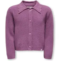 Kids Only Kmgkayakatia Life Ls Collar Cardigan Knt - Purple - 122