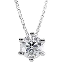 Kohinoor Theia valkokultainen timanttiriipus ketjulla 1.00 ct 213-460V-100L