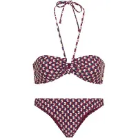 LASCANA Bikini kerma / laivastonsininen / viininpunainen