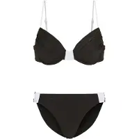 LASCANA Bikini musta / valkoinen