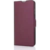 Wave Book Case suojakotelo Samsung Galaxy S25 Edge 5G Smoky Sangria