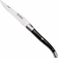 Laguiole En Aubrac Ebony, Blue Mosaic Pin, Blue Inlay, Matt Bolster, pocket knife, 12 cm
