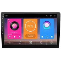Mtp Products 10-tuumainen Bluetooth-autostereonäyttö GPS-navigaatiolla ja Android 13 - 2GB RAM/32GB ROM-muisti