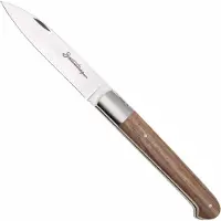 Laguiole En Aubrac Sauveterre Walnut, Matt Stainless Bolster, pocket knife, 11 cm