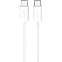 Puro TPE 25W USB-C - USB-C 3m kaapeli - Valkoinen