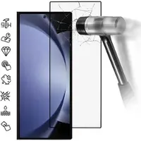 Mtp Products Samsung Galaxy Z Fold7 Koko Peittävä Panssarilasi - 9H - Musta Reuna