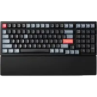 Keychron K4 Pro / Q5 / V5 Silicone Palm Rest, näppäimistön rannetuki, musta