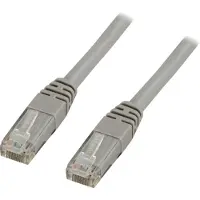 Deltaco – U/UTP Cat5e laitekaapeli, 2m, harmaa (2-TP)