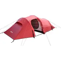 Urberg 3-Person Trekking Tunnel Tent 2,0 Rio Red Tunneliteltat One Size