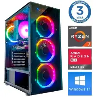 INTOP Tietokone Ryzen 7 5700X 16GB 1TB SSD M.2 NVME RX580 8GB WIN11