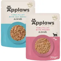 Applaws 48x70g pussi tonnikala & lahna kissan märkäruoka