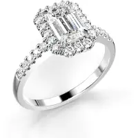Festive Serena Halo timanttisormus 1.26ct 14-725-126-VK-HSI1
