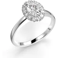 Festive Selena Halo timanttisormus 0.64ct 14-726-064-VK-LABGVS1