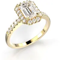 Festive Serena Halo timanttisormus 1.26ct 14-725-126-KK-LABGVS1