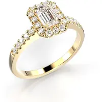Festive Serena Halo timanttisormus 0.74ct 14-723-074-KK-HSI1