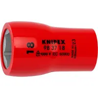 Knipex Kuusiohylsy 983718; 3/8''; 18x49 mm