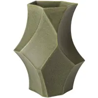 Ferm Living , Cueva Maljakko 26 cm - Dark Sage