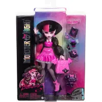 Monster High Draculaura Fashion Doll With Pet Count Fabulous And Accessories - Pink - ONE SIZE