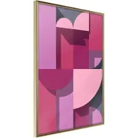 Artgeist Pink Geometry juliste