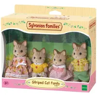 Sylvanian Families Raidallinen Kissaperhe