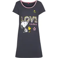 Peanuts Yöpaita keltainen / antrasiitti / roosa / valkoinen | L-XL | female
