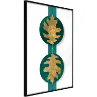 Artgeist Gilded Oak Leaves juliste