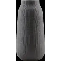 House Doctor Groove Vase - Grey - H35CM
