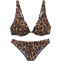 Bruno Banani Bikini vaaleabeige / umbra / musta