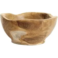 Muubs tiikki salaattikulho 20 cm Luonnonvärinen