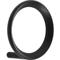 Normann Copenhagen Loop seinäkoukku, keskikokoinen, musta