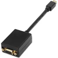 Aisens Mini DP - SVGA - - A125-0135 - Musta - 15cm - 24K Kulta
