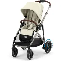 Cybex e-Gazelle S Sisarusvaunut, Seashelle Beige/Taupe