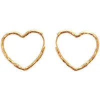 Enamel Copenhagen Organic Heart Medium -korvakorut