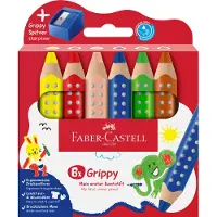 Faber-Castell Grippy Malset farbsortiert, 6 St. (110635)