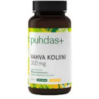 Puhdas+ Vahva Koliini 300 mg 100 vegekaps ravintolisä