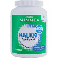Minnea Kalkki+D3+K2+MG 90 tabl