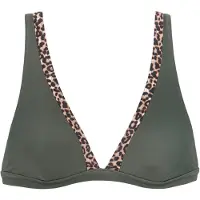LASCANA Bikinitoppi beige / ruskea / oliivi