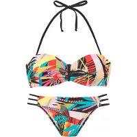Bruno Banani Bikini turkoosi / keltainen / oranssi / musta