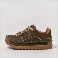 Art unisex. 1059011FE303_0G3 Leather shoes 0590 Pleasant Forest (42), Flat, 1 to 3 cm, Laces, Casual, Green