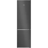 Siemens KG39N4X1F iQ500 jääkaappipakastin, harjattu musta teräs, anti fingerprint, 2m